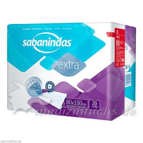 Sabanindas extra 80 x 180 cm Bettschutzeinlage, 6X20 ST – PZN 11132934 из Германии