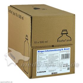 Ringer-Infusionslösung B.Braun Ecoflac Plus, 10X500 ML – PZN 1471411 из Германии