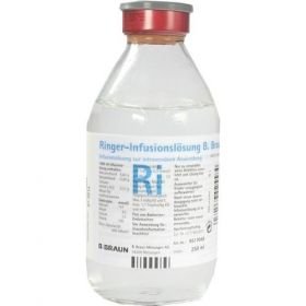 Ringer-Infusionslösung B.Braun Glas, 250 ML – PZN 1473002 из Германии