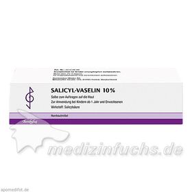 Salicyl-Vaselin 10%, 100 ML – PZN 1569972 из Германии