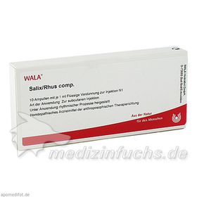 SALIX/RHUS COMP, 10X1 ML – PZN 1752050 из Германии