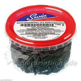 Salmix Salmiakpastillen zuckerfrei, 150 G – PZN 1844042 из Германии