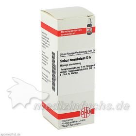 SABAL SERRUL D 6, 20 ML – PZN 2123540 из Германии