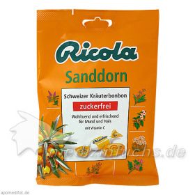 Ricola oZ Sanddorn Bonbons, 75 G – PZN 2336483 из Германии
