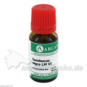 SAMBUCUS NIGRA ARCA LM 6, 10 ML – PZN 2603613 из Германии
