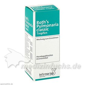 Roth's Pulmonaria classic Tropfen, 50 ML – PZN 2912610 из Германии