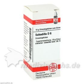 SABADILLA D 6, 10 G – PZN 2930625 из Германии