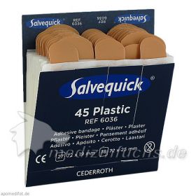Salvequick Pflasterstrips wasserfest, 45 ST – PZN 3071383 из Германии