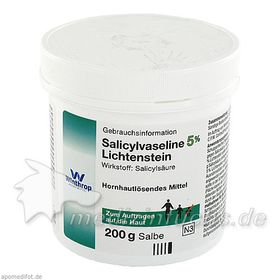 SALICYLVASELINE 5% LICHTEN, 200 G – PZN 3502328 из Германии