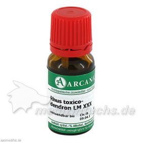RHUS TOXICODENDRON LM 30, 10 ML – PZN 3505580 из Германии