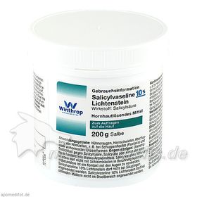SALICYLVASELINE 10%LICHTEN, 200 G – PZN 3757301 из Германии