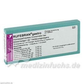 Rufebran gastro, 10 ST – PZN 3799245 из Германии