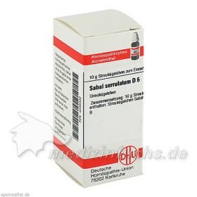 SABAL SERRUL D 6, 10 G – PZN 4235332 из Германии