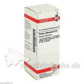 SALVIA OFFIC D 6, 20 ML – PZN 4235378 из Германии