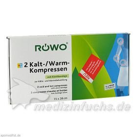 ROEWO Kalt-/Warm-Kompresse(2Stück)m. Klettbandage, 1 P – PZN 4242450 из Германии