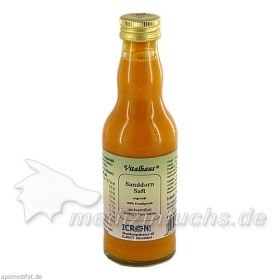 Sanddorn Saft pur kbA Vitalhaus, 200 ML – PZN 4434600 из Германии