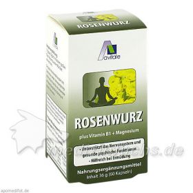 Rosenwurz Kapseln 200mg, 60 ST – PZN 449125 из Германии