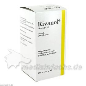 RIVANOL LOESUNG 0.1%, 500 ML – PZN 4908593 из Германии
