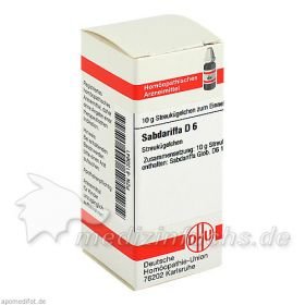 Sabdariffa D 6, 10 G – PZN 5130641 из Германии