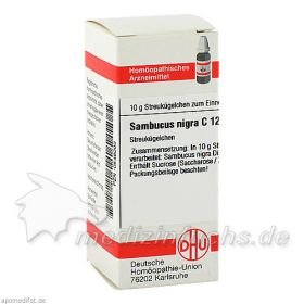 SAMBUCUS NIGRA C12, 10 G – PZN 546093 из Германии