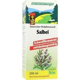 SALBEI SCHOENENBERGER HEILPFLANZENSÄFTE, 200 ML – PZN 700105 из Германии