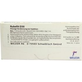 Rubellit D30, 8 ST – PZN 7075030 из Германии
