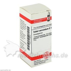 SABAL SERRULATUM D12, 10 G – PZN 7179344 из Германии
