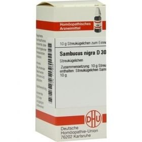 SAMBUCUS NIGRA D30, 10 G – PZN 7179491 из Германии
