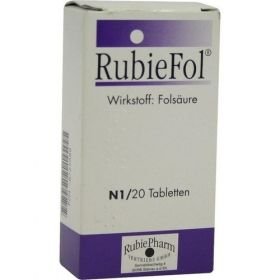 RubieFol, 20 ST – PZN 8725688 из Германии