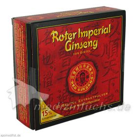 ROTER GINSENG IMPERIAL V.GINTEC EXTRAKTPULVER 15%, 30X1 G – PZN 8767184 из Германии