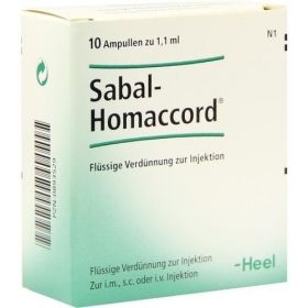 SABAL HOMACCORD, 10 ST – PZN 893529 из Германии
