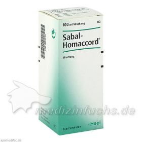 SABAL HOMACCORD, 100 ML – PZN 893570 из Германии