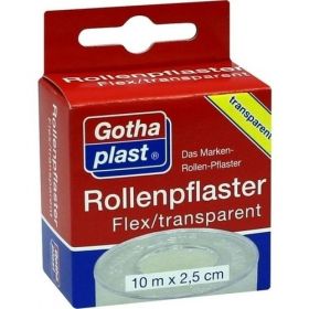 Rollenplaster Flex Transparent 10mx2.5m Euroaufhän, 1 ST – PZN 9213915 из Германии