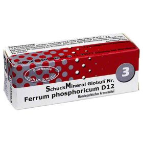 Schuckmineral Globuli 3 Ferrum phosphoricum D12 (7.5 g) – PZN 413245 из Германии
