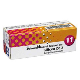 Schuckmineral Globuli 11 Silicea D12 (7.5 g) – PZN 425610 из Германии