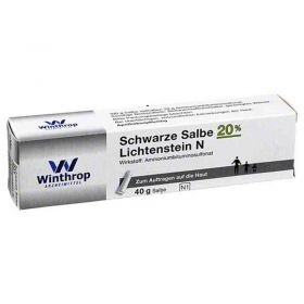 Schwarze Salbe 20% Lichtenstein N (40 g) – PZN 1596319 из Германии