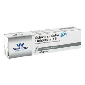 Schwarze Salbe 50% Lichtenstein N (40 g) – PZN 1596331 из Германии