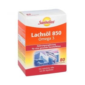 Sanhelios Lachsöl 850 Omega 3 Kapseln (80 stk) – PZN 2526226 из Германии