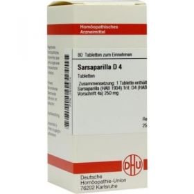 Sarsaparilla D 4 Tabletten (80 stk) – PZN 2635814 из Германии