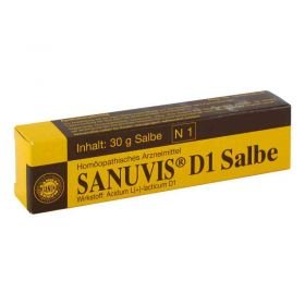Sanuvis D 1 Salbe (30 g) – PZN 3690040 из Германии