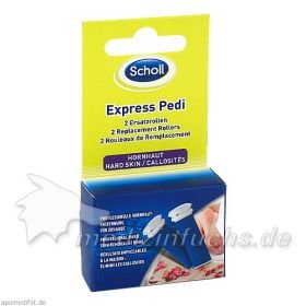 SCHOLL Express Pedi Ersatzrollen, 2 ST – PZN 10048835 из Германии