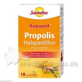Sanhelios Propolis Halspastillen, 10 ST – PZN 10271562 из Германии