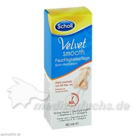 SCHOLL Velvet smooth Feuchtigkeitspflege Creme, 60 ML – PZN 10286552 из Германии