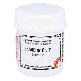 Schüssler Nummer 11  Silicea D 12 Tabletten (400 stk) – PZN 10990682 из Германии