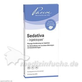 Sedativa-Injektopas, 10X2 ML – PZN 11127904 из Германии