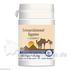 Schwarzkümmel Ägypten + E, 60 ST – PZN 1248305 из Германии