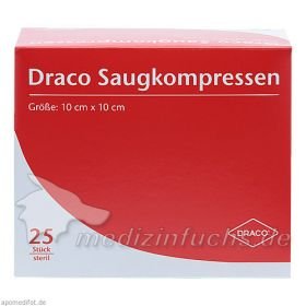 Saugkompressen steril 10x10cm, 25 ST – PZN 1687275 из Германии