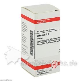 SELENIUM D 6, 80 ST – PZN 2105737 из Германии