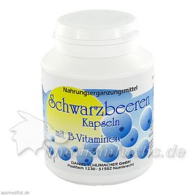 Schwarzbeeren-Kapseln, 100 ST – PZN 2326220 из Германии