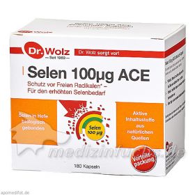 Selen ACE 100mcg 180 Tage, 180 ST – PZN 2883593 из Германии
